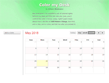 Tablet Screenshot of colormydesk.com